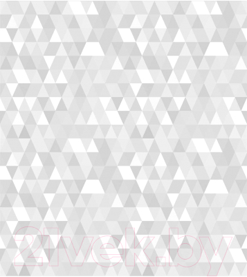 Шторка-занавеска для ванны JoyArty Мраморные треугольники / sc_21094 - фото