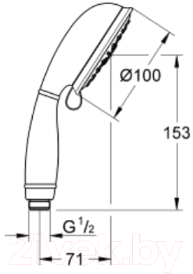 Лейка ручного душа GROHE 27608001