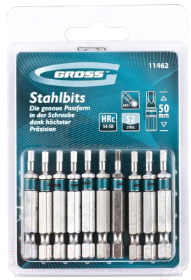 Набор бит Gross Hex 11462 - фото