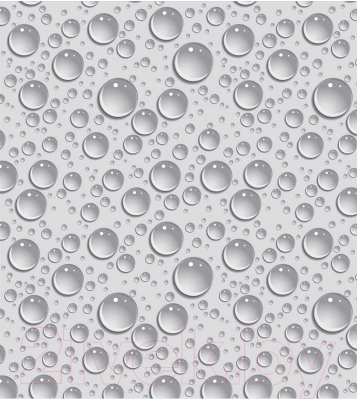 Шторка-занавеска для ванны JoyArty Воздушные пузыри / sc_18018 - фото