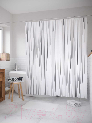 Шторка-занавеска для ванны JoyArty Дождевой ливень / sc_19775