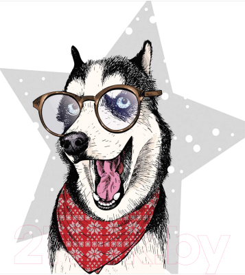 Шторка-занавеска для ванны JoyArty Кто тут звезда? / sc_70152 - фото