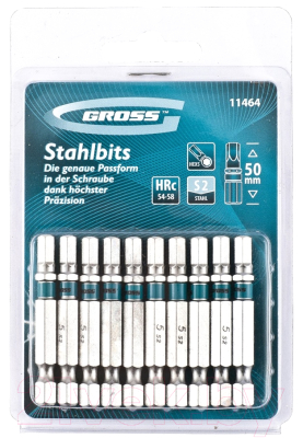 Набор бит Gross Hex 11464 - фото
