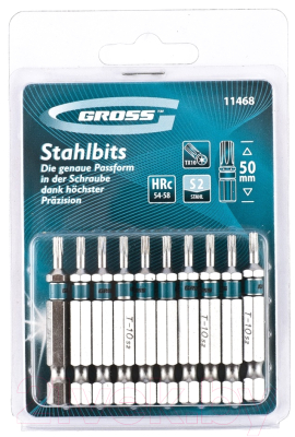 Набор бит Gross Torx 11468 - фото