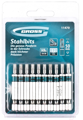 Набор бит Gross Torx 11470 - фото
