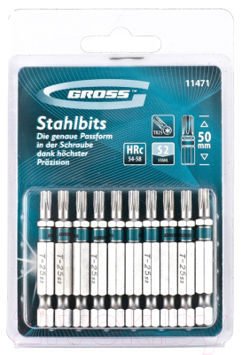 Набор бит Gross Torx 11471 - фото