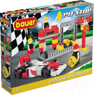 Конструктор Bauer Pit Stop Гоночная машина / 820 (95эл)