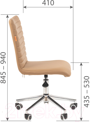 Кресло офисное Chairman +020 (экопремиум бежевый)