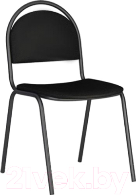 Стул офисный Белс Ретро (V4 кожзам черный) - фото