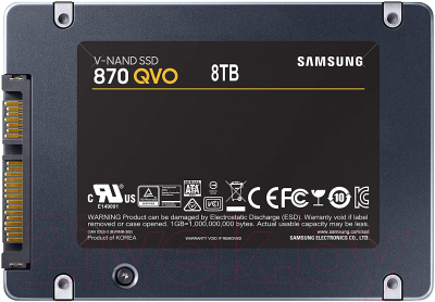 SSD диск Samsung 870 Qvo 8TB (MZ-77Q8T0BW)