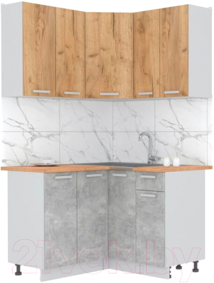 Готовая кухня Интерлиния Мила Лайт 1.2x1.2 - фото