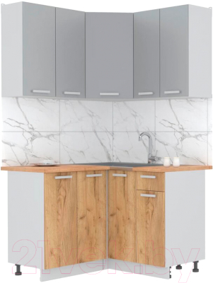 Готовая кухня Интерлиния Мила Лайт 1.2x1.2 - фото