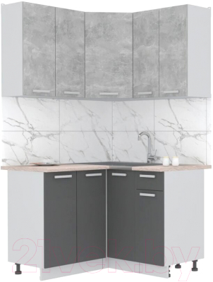 Готовая кухня Интерлиния Мила Лайт 1.2x1.2 - фото