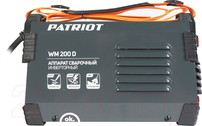 Инвертор сварочный PATRIOT WM200D MMA / 38653