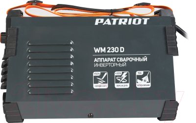 Инвертор сварочный PATRIOT WM230D MMA / 38654