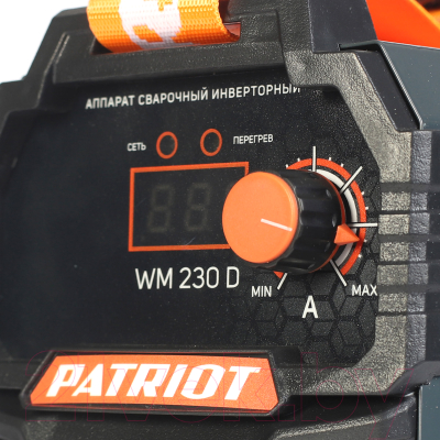 Инвертор сварочный PATRIOT WM230D MMA / 38654