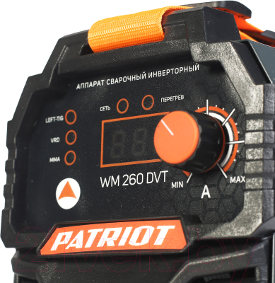 Инвертор сварочный PATRIOT WM260DVT MMA / 38656