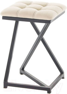 Табурет AMC Comfort 9.1.3 (ткань бежевый/черный) - фото