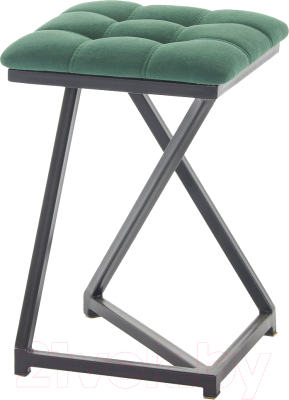 Табурет AMC Comfort 9.1.9 (ткань зеленый/черный) - фото