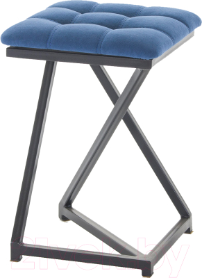 Табурет AMC Comfort 9.1.12 (ткань синий/черный) - фото