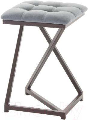 Табурет AMC Comfort 9.2.5 (ткань графит/коричневый) - фото