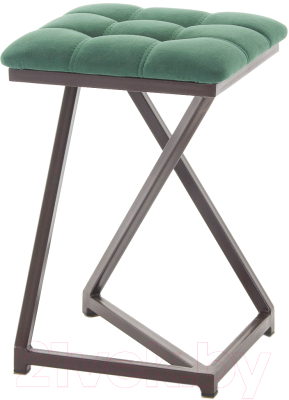 Табурет AMC Comfort 9.2.9 (ткань зеленый/коричневый) - фото
