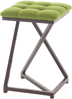 Табурет AMC Comfort 9.2.11 (ткань фисташковый/коричневый) - фото