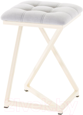 Табурет AMC Comfort 9.3.6 (ткань серый/слоновая кость) - фото