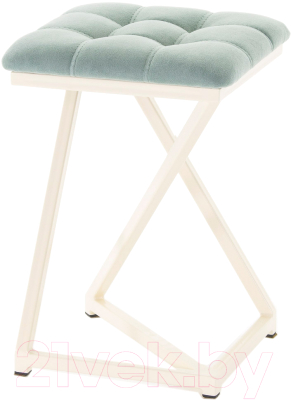Табурет AMC Comfort 9.3.10 (ткань мятный/слоновая кость) - фото