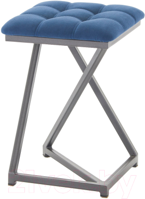 Табурет AMC Comfort 9.4.12 (ткань синий/графит) - фото
