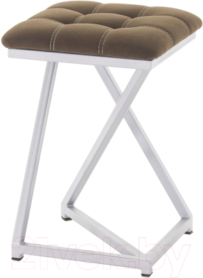 Табурет AMC Comfort 9.5.2 (ткань венге/серебристый) - фото