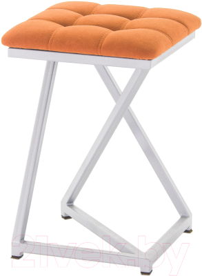 Табурет AMC Comfort 9.5.4 (ткань терракот/серебристый) - фото