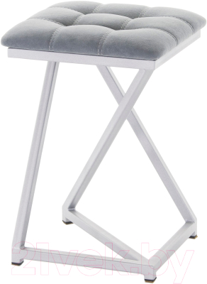 Табурет AMC Comfort 9.5.5 (ткань графит/серебристый) - фото