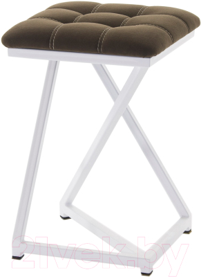 Табурет AMC Comfort 9.6.2 (ткань венге/белый) - фото