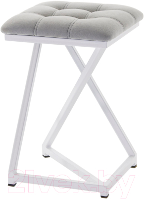 Табурет AMC Comfort 9.6.6 (ткань серый/белый) - фото