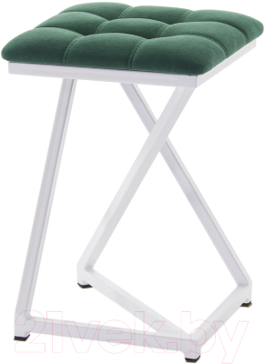 Табурет AMC Comfort 9.6.9 (ткань зеленый/белый) - фото