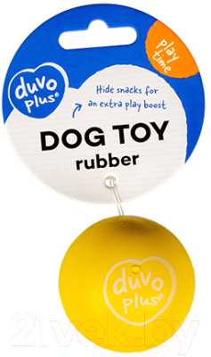 Игрушка для собак Duvo Plus Мяч резиновый / 10156