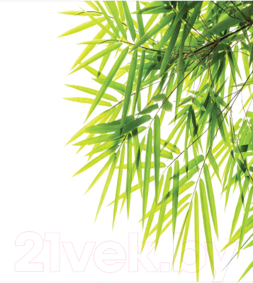 Шторка-занавеска для ванны JoyArty Лиственная композиция / sc_15787 - фото