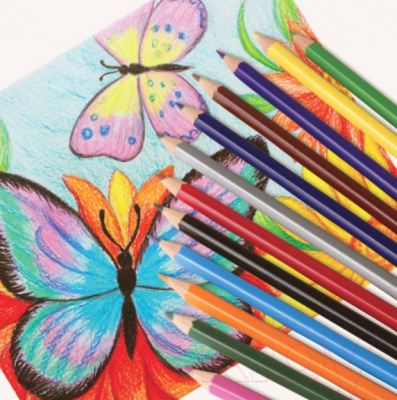 Набор цветных карандашей Пифагор Жираф / 181252