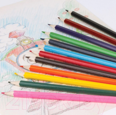 Набор цветных карандашей Пифагор Эники-Беники / 181348