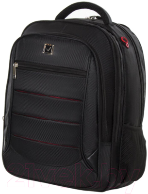 Рюкзак Brauberg Flagman / 224454 (черно-красный) - фото