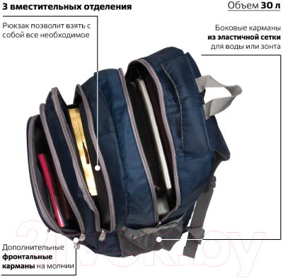 Школьный рюкзак Brauberg Райдер / 225523