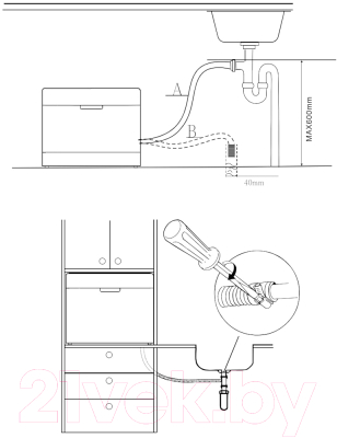Посудомоечная машина Korting KDF 2050 S