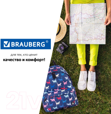 Рюкзак Brauberg Коты / 228856