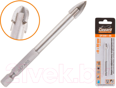 Сверло Gepard GP2081-08