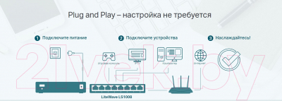 Коммутатор TP-Link LS1008