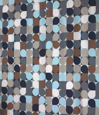 Шторка-занавеска для ванны JoyArty Цветные чудеса / sc_20797 - фото