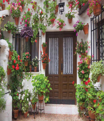 Шторка-занавеска для ванны JoyArty Цветочная выставка / sc_908 - фото