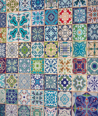 Шторка-занавеска для ванны JoyArty Фантазийный ручей / sc_17029 - фото