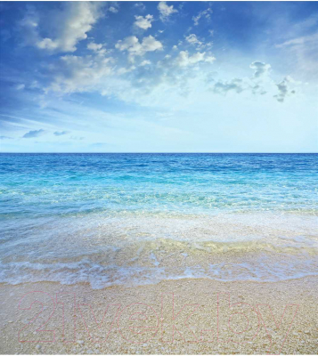 Шторка-занавеска для ванны JoyArty Морской релакс / sc_13972 - фото